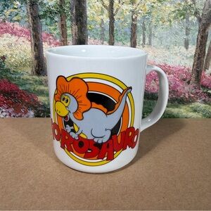 RARE Vintage Torosauro Coffee Cup Mug W/ Retro Colors - Made In Italy